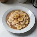 Latte de Crema de Plátano con Azúcar Moreno