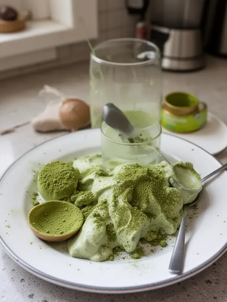 Latte de Té Verde Matcha Helado de Starbucks en 2 Minutos