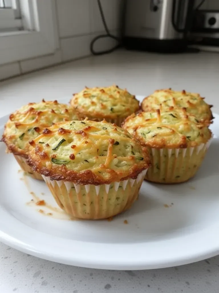 Muffins de Calabacín y Queso