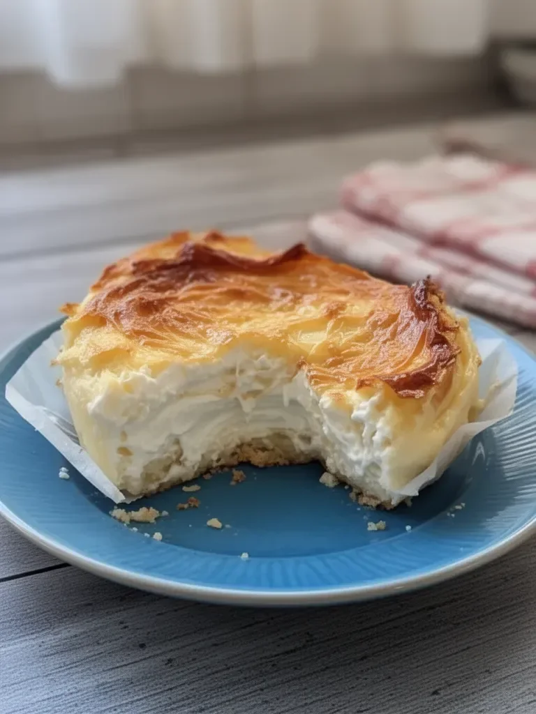 Pastel de Yogur Cremoso de 3 Ingredientes