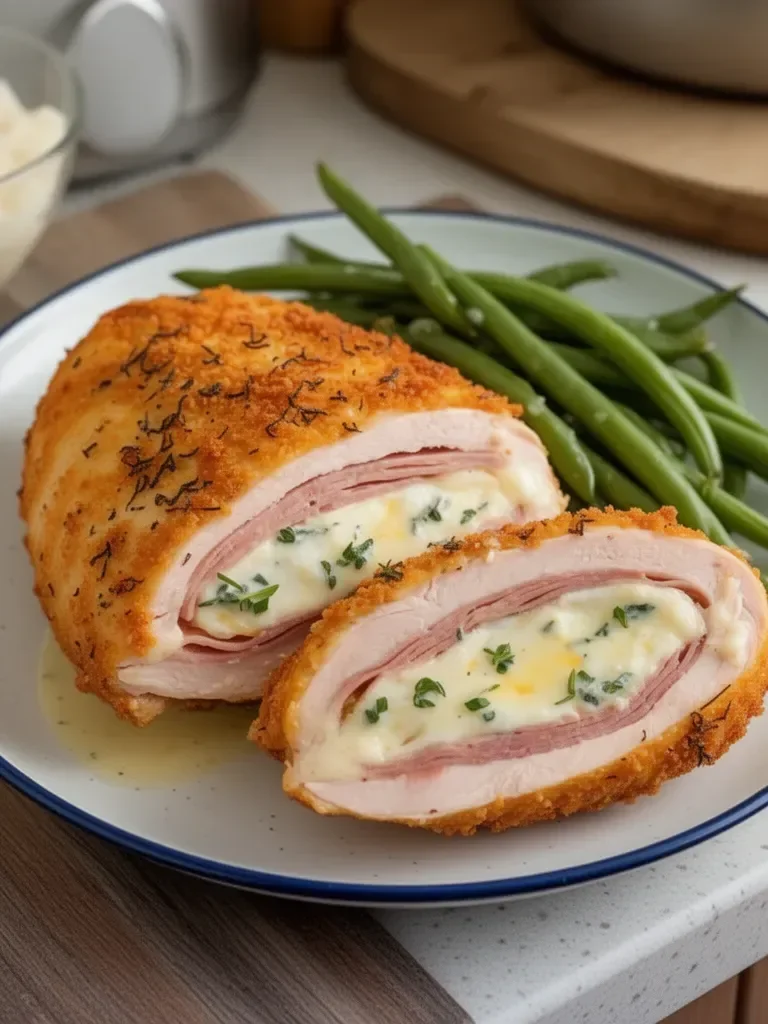 Pechugas de Pollo Rellenas de Jamón y Queso