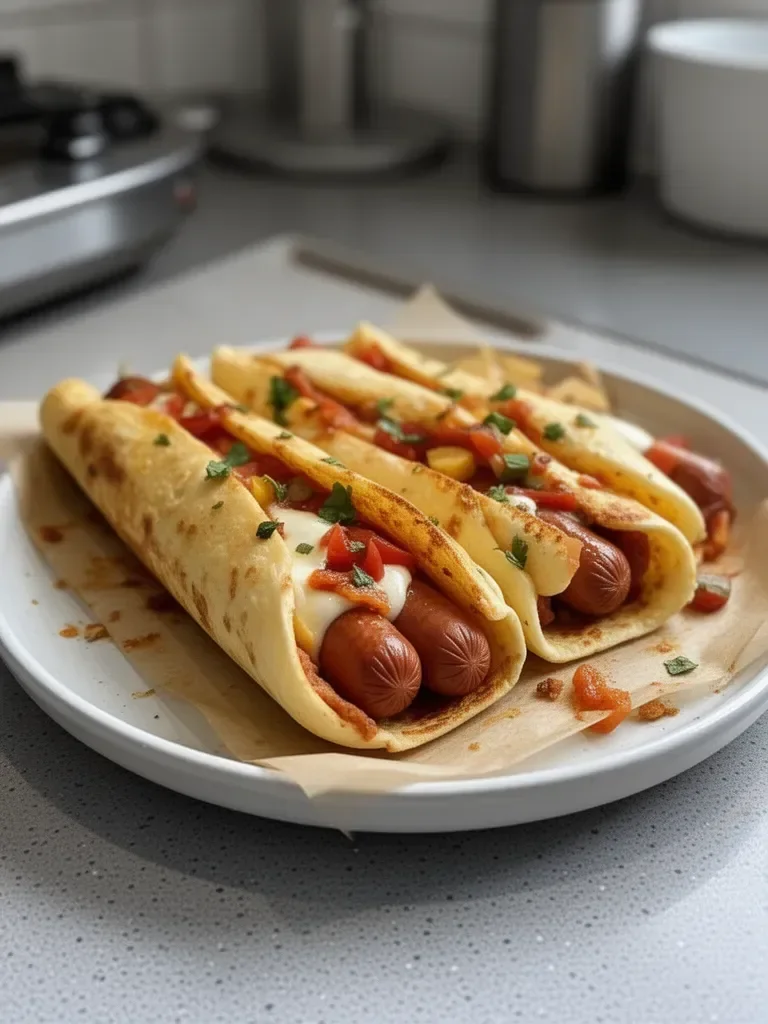 Perros Calientes de Tortilla: Un Giro Divertido para Cenas Rápidas en Familia