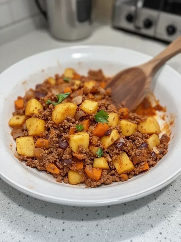Picadillo Mexicano con Papas: Un Platillo Reconfortante Perfecto para Principiantes