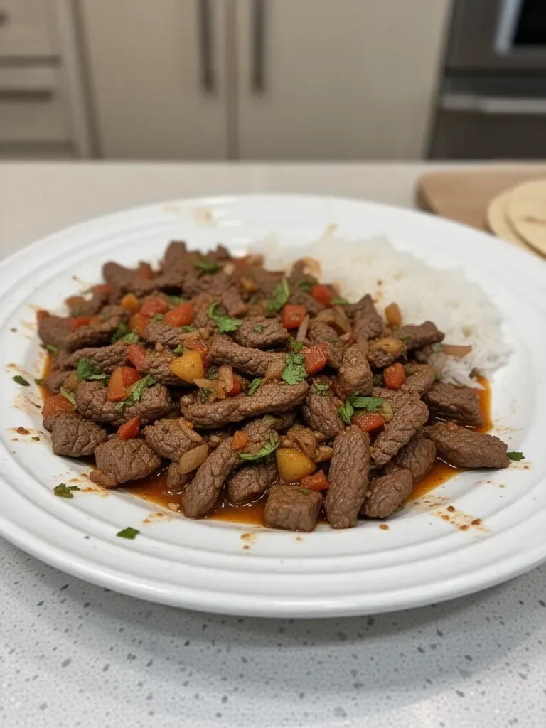 Picado de Bistec Mexicano