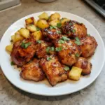 Pollo Crujiente Hawaiano cocina deliciosa y crujiente