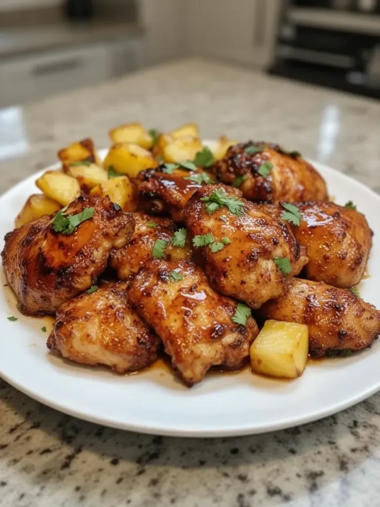 Pollo Crujiente Hawaiano