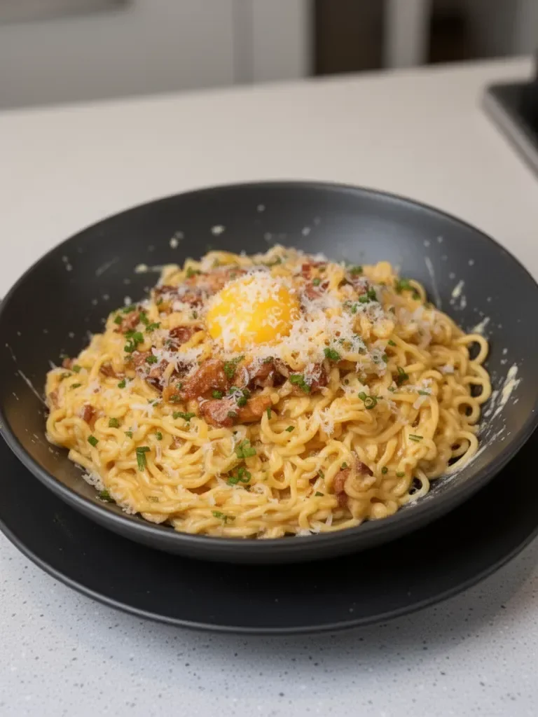 Ramen Carbonara que desearás una y otra vez