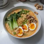 Ramen Cremoso con Cacahuate y Coco