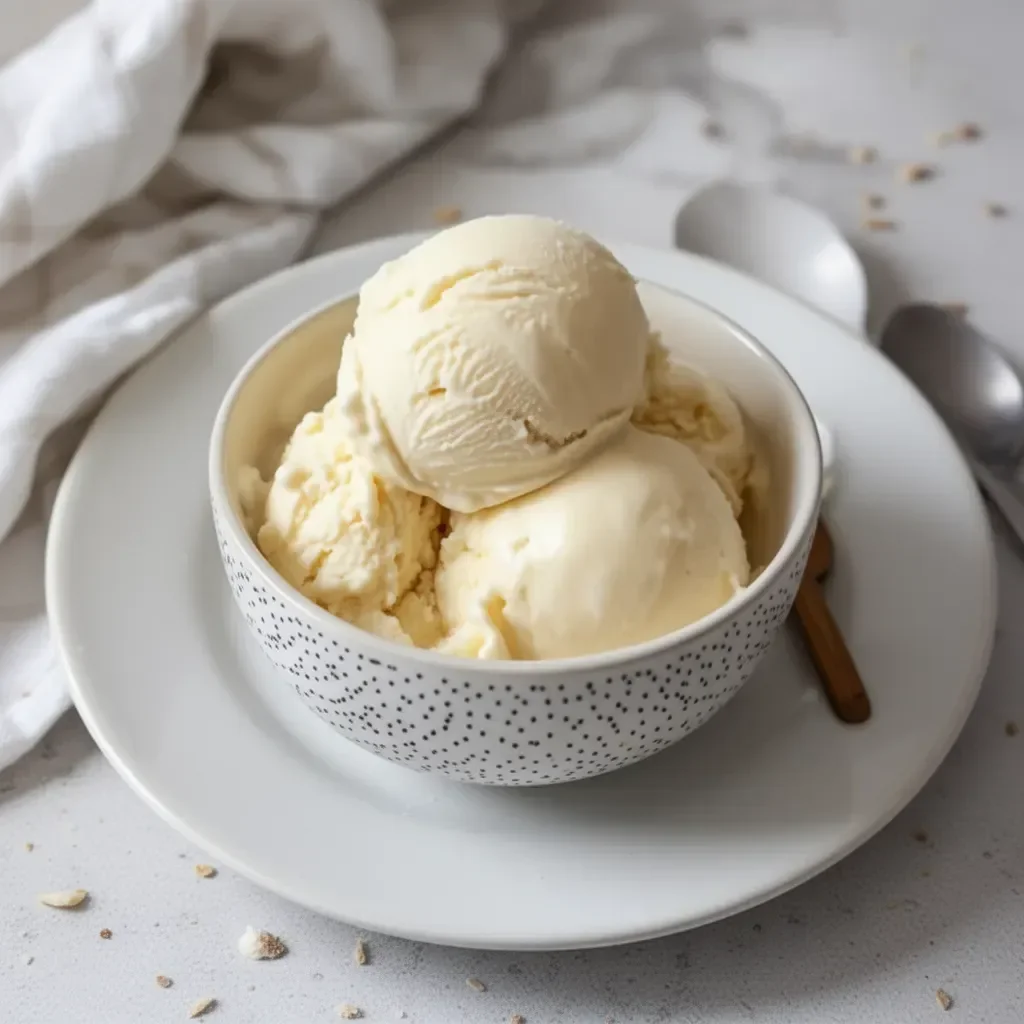 Receta de gelato de vainilla italiana en la máquina Ninja Creami