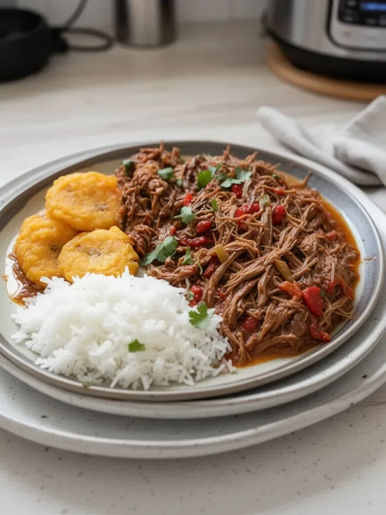 Ropa Vieja en Olla de Cocina Lenta