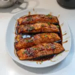 Salmón al horno con salsa teriyaki