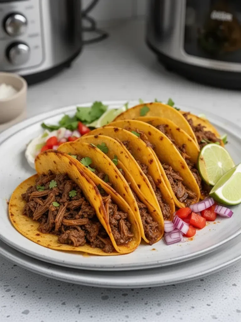 Tacos Birria Fáciles en Crock Pot