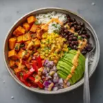 Tazón de Burrito de Batata Vegano