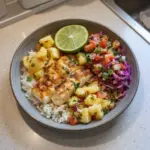Tazones de Tacos de Pescado Bajos en Carbohidratos