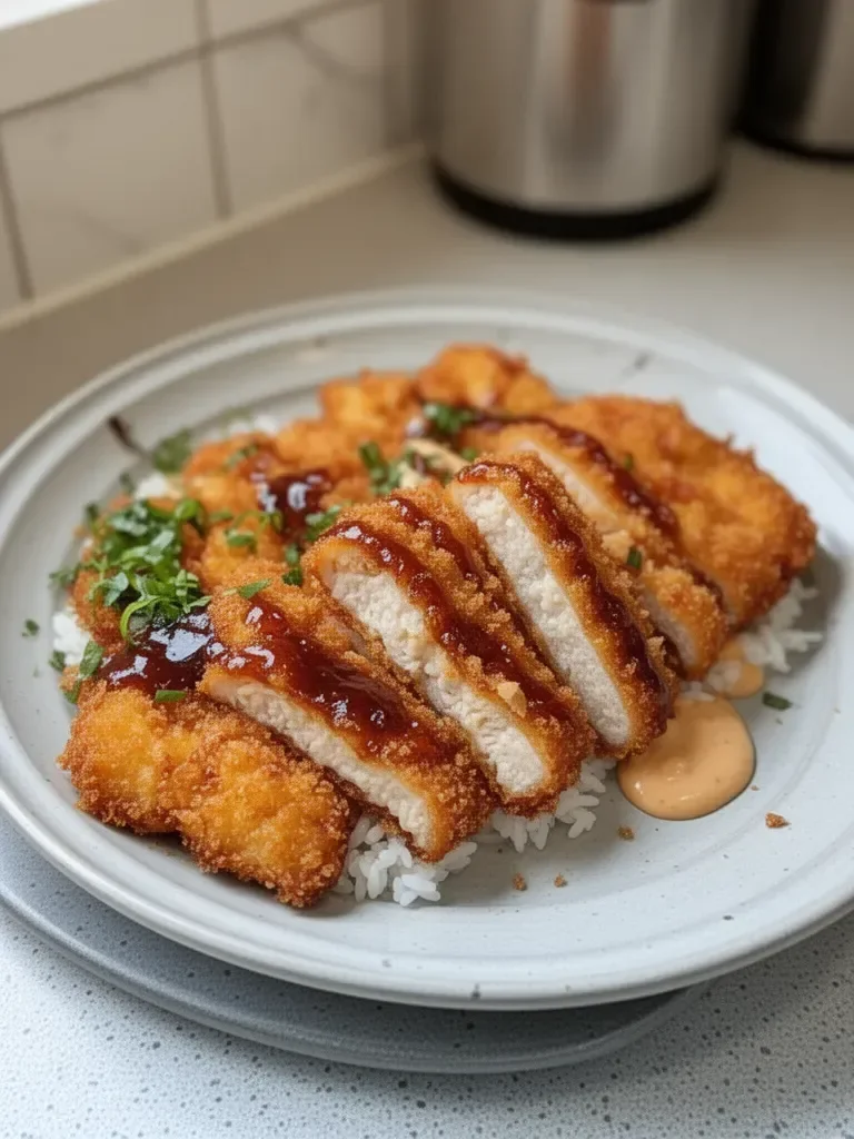 Tazones Katsu Japoneses con Salsa Tonkatsu