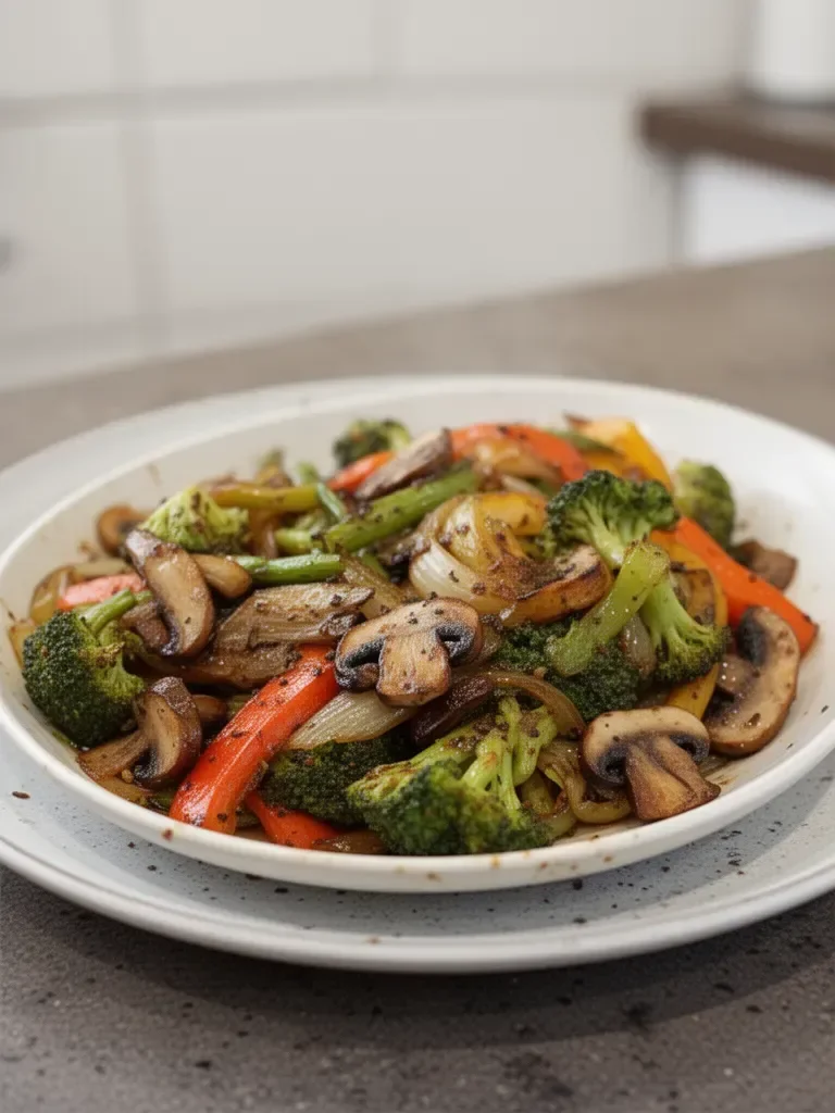 Verduras Saludables Salteadas - Guarnición Rápida, Sabrosa y Nutritiva