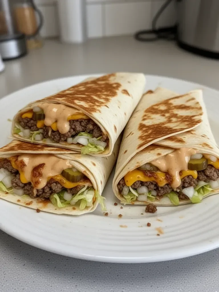 Receta de Wraps de Big Mac - Idea de Comida Fácil y Deliciosa