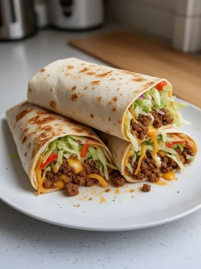 Receta de Wraps de Taco Estilo Big Mac