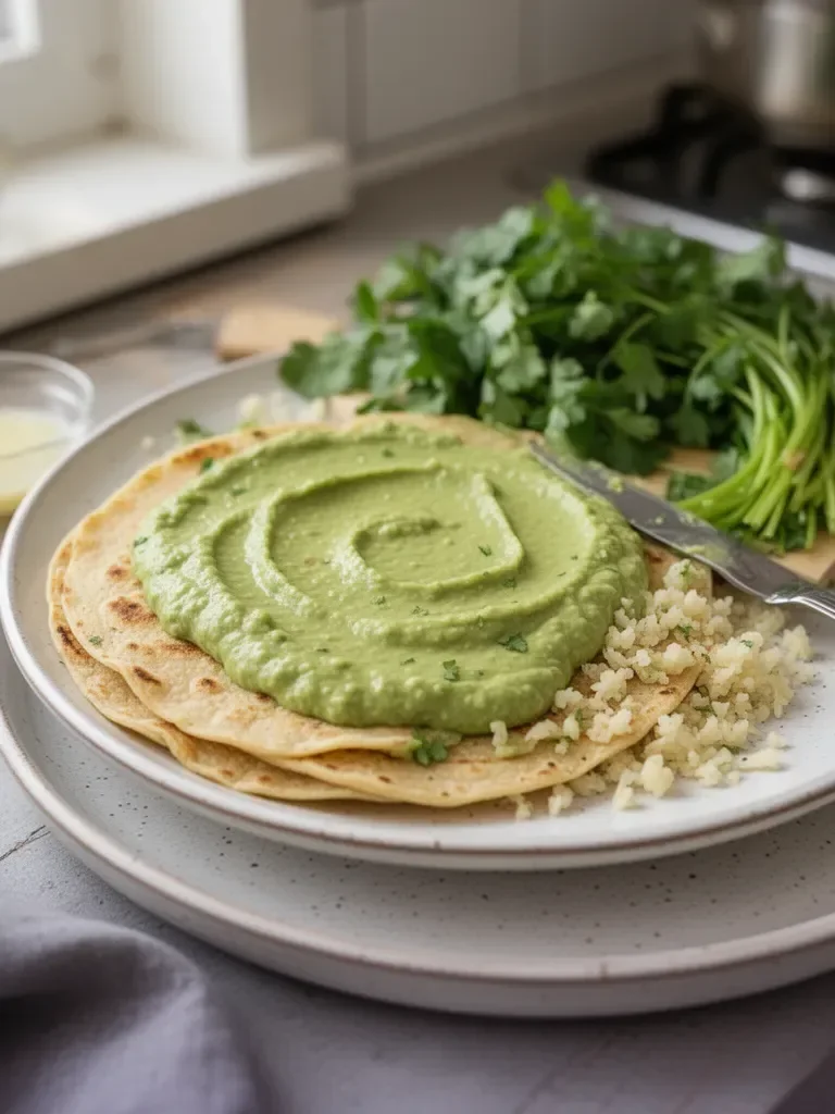 Aderezo cremoso de aguacate y cilantro
