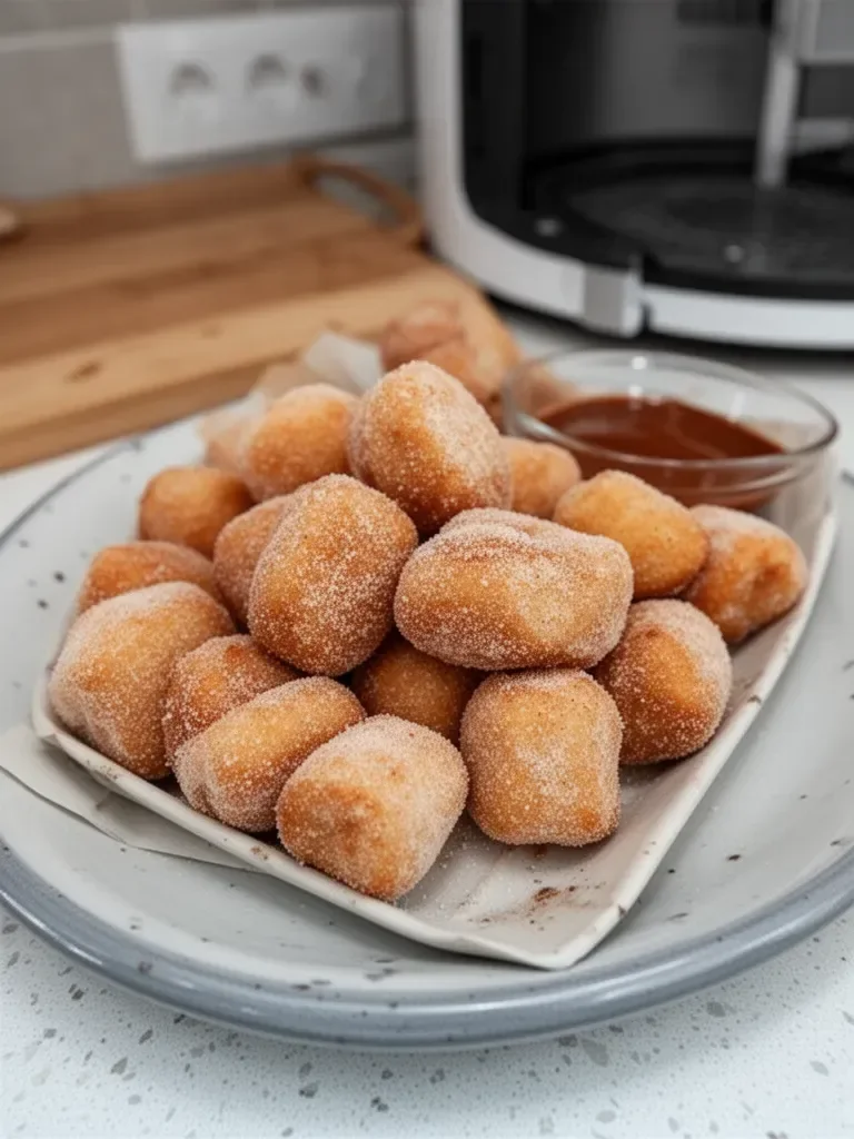 Bocaditos de Churro Saludables en Freidora de Aire