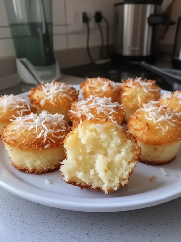 Deliciosos y Ligeros Pasteles de Coco Portugueses que Te Encantarán