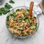 Ensalada de Pasta Orzo Mediterránea