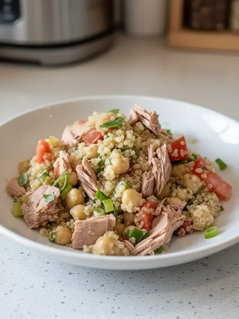 Ensalada de quinoa con atún