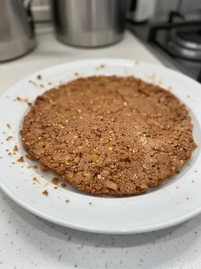 Galleta Crujiente para Base de Postre (Praliné y Crêpes Dentelles)
