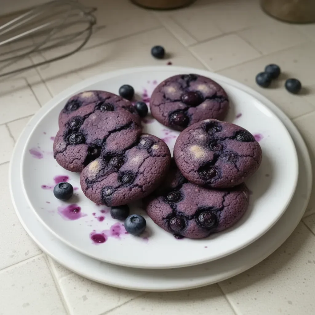 Galletas de arándano celestial frescas y deliciosas, perfectas para un snack saludable