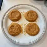 Galletas de calabaza masticables recién horneadas con especias