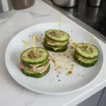 Hamburguesa fresca de pepino