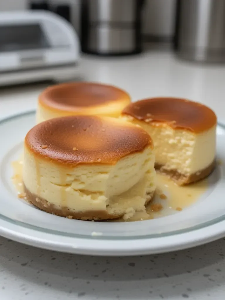 Mini Cheesecakes Japoneses