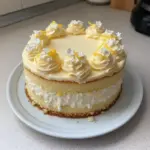 Delicioso Pastel de Limón con glaseado de limón fresco