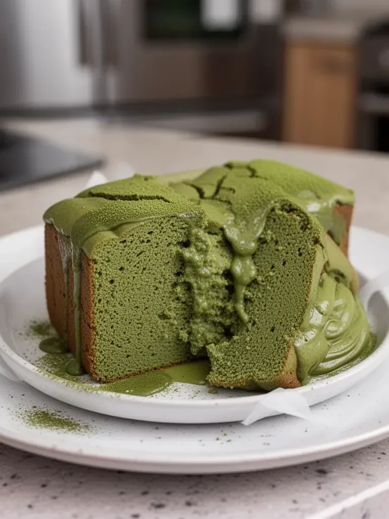 Pastel de Matcha Japonés