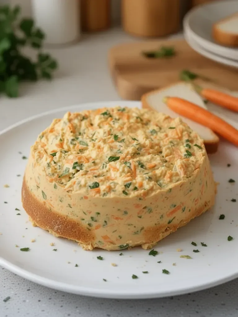 Paté cremoso de pollo con zanahoria