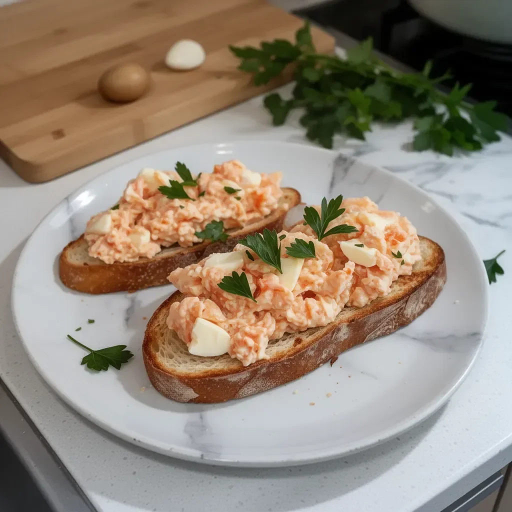 Pintxo donostiarra servido en un bar tradicional en San Sebastián
