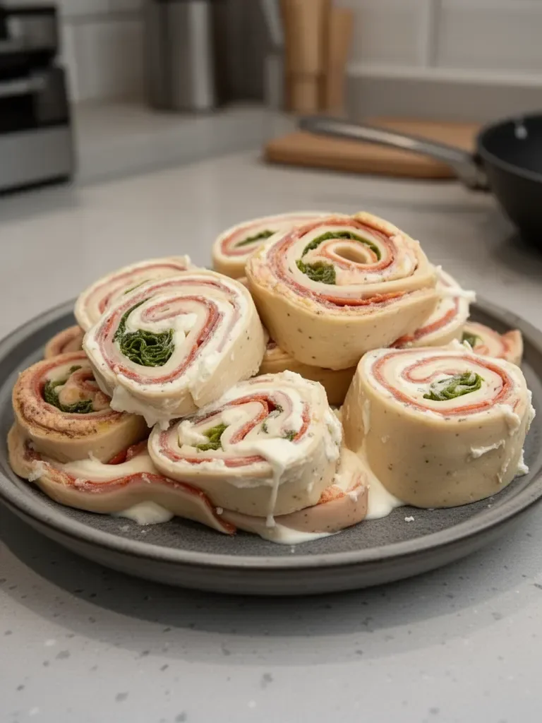 Rollos Italianos con Crema de Queso