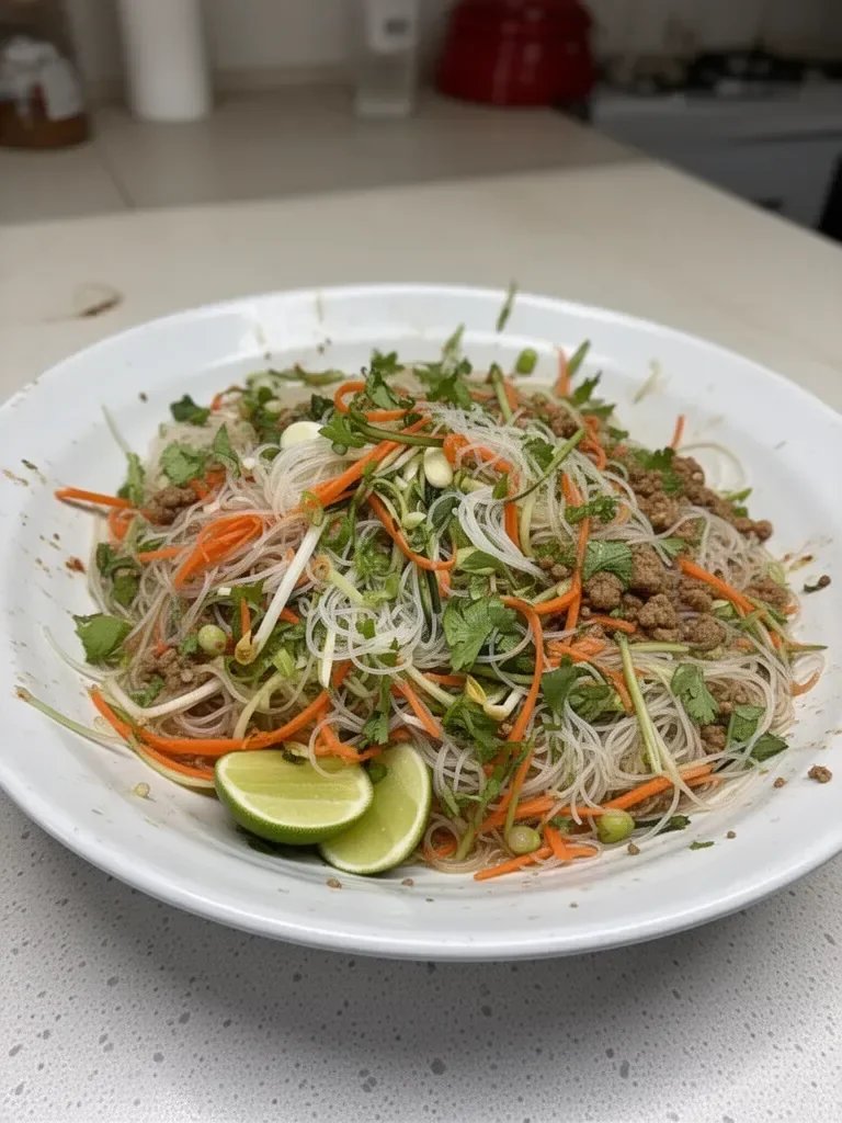 Vietnamese Fresh and Easy Noodle Salad