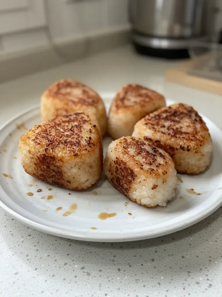 Yaki Onigiri (Bolas de arroz a la parrilla japonesas)
